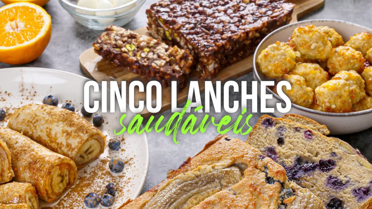 5 lanches saudáveis