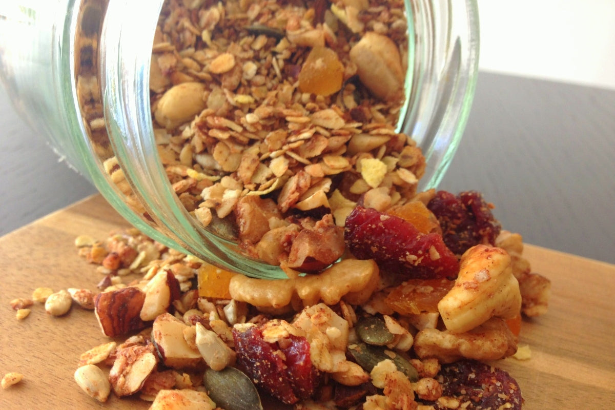 A nossa receita de granola caseira