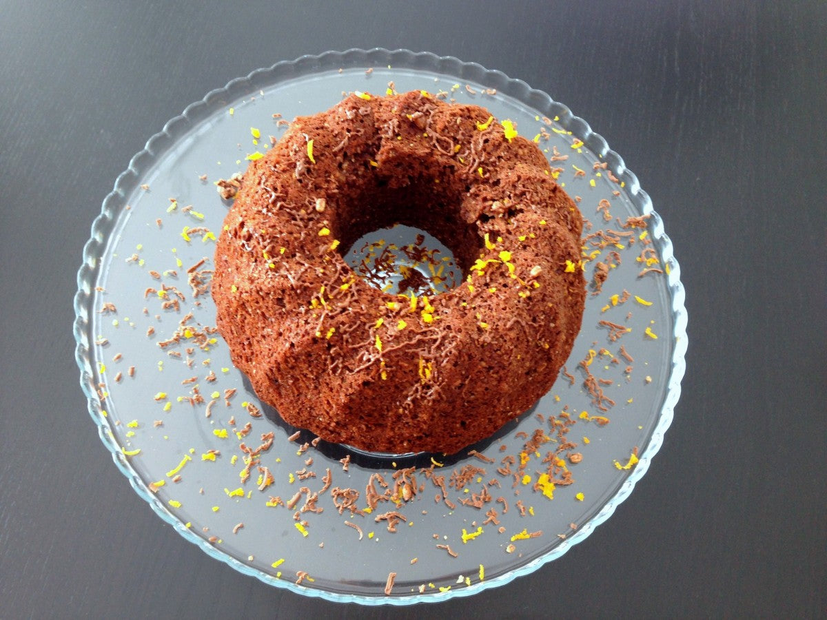 Bolo de Chocolate e Laranja
