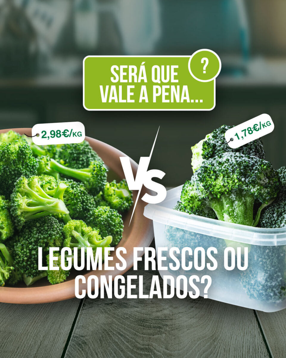 Será que vale a pena: legumes congelados?