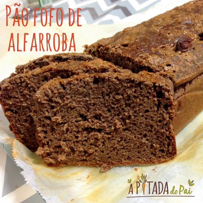 Pão Paleo de alfarroba