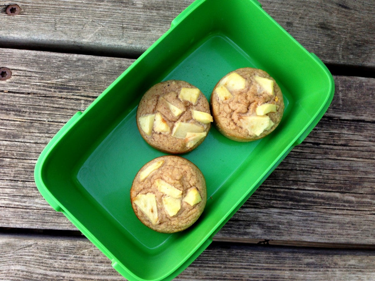 Muffins paleo de maçã e amêndoa