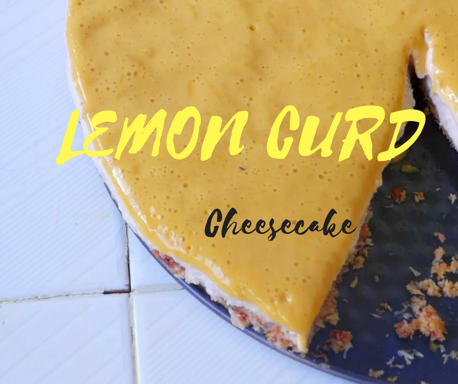 Cheesecake de lemon curd
