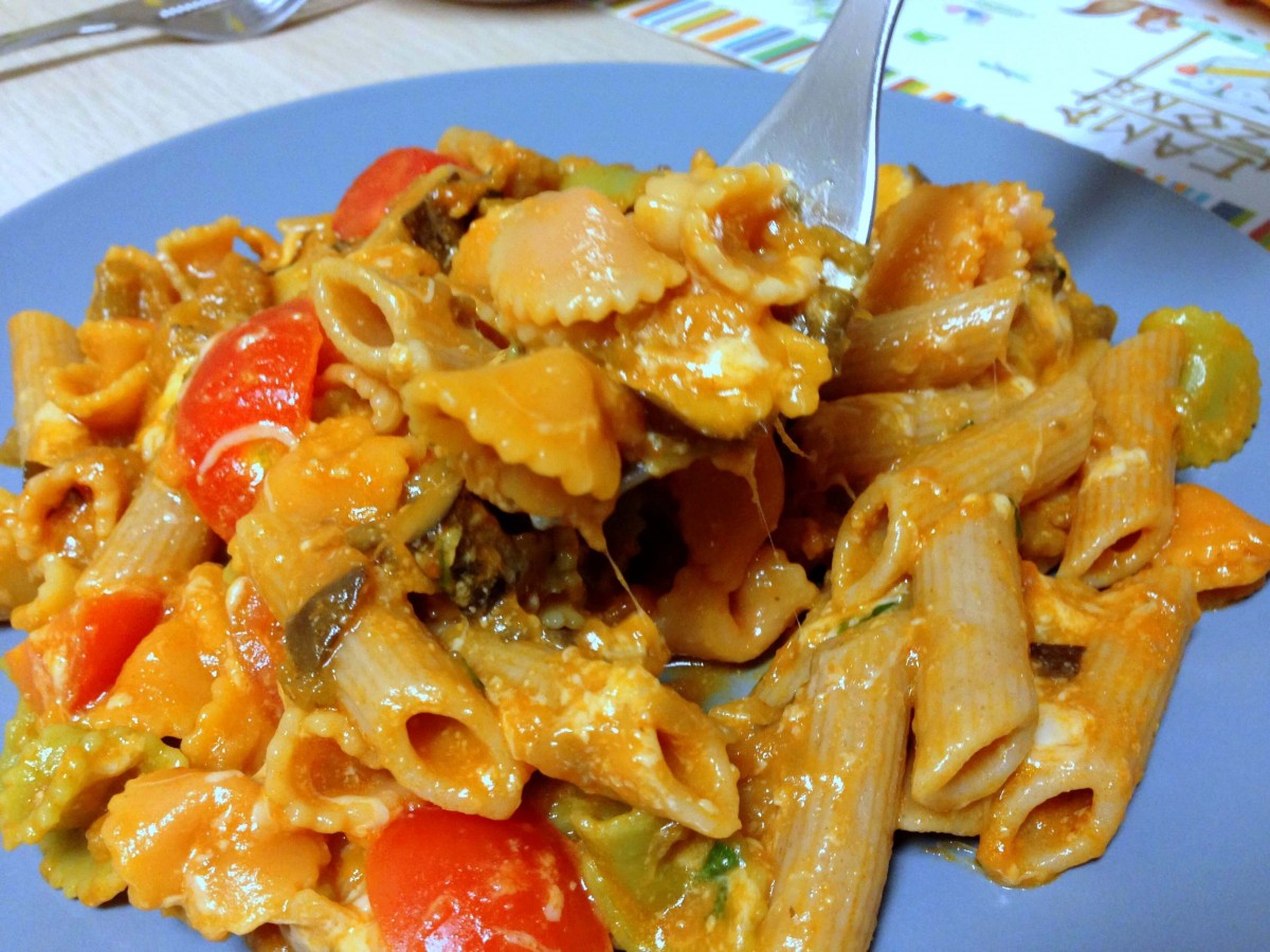 Massa de tomate e beringela
