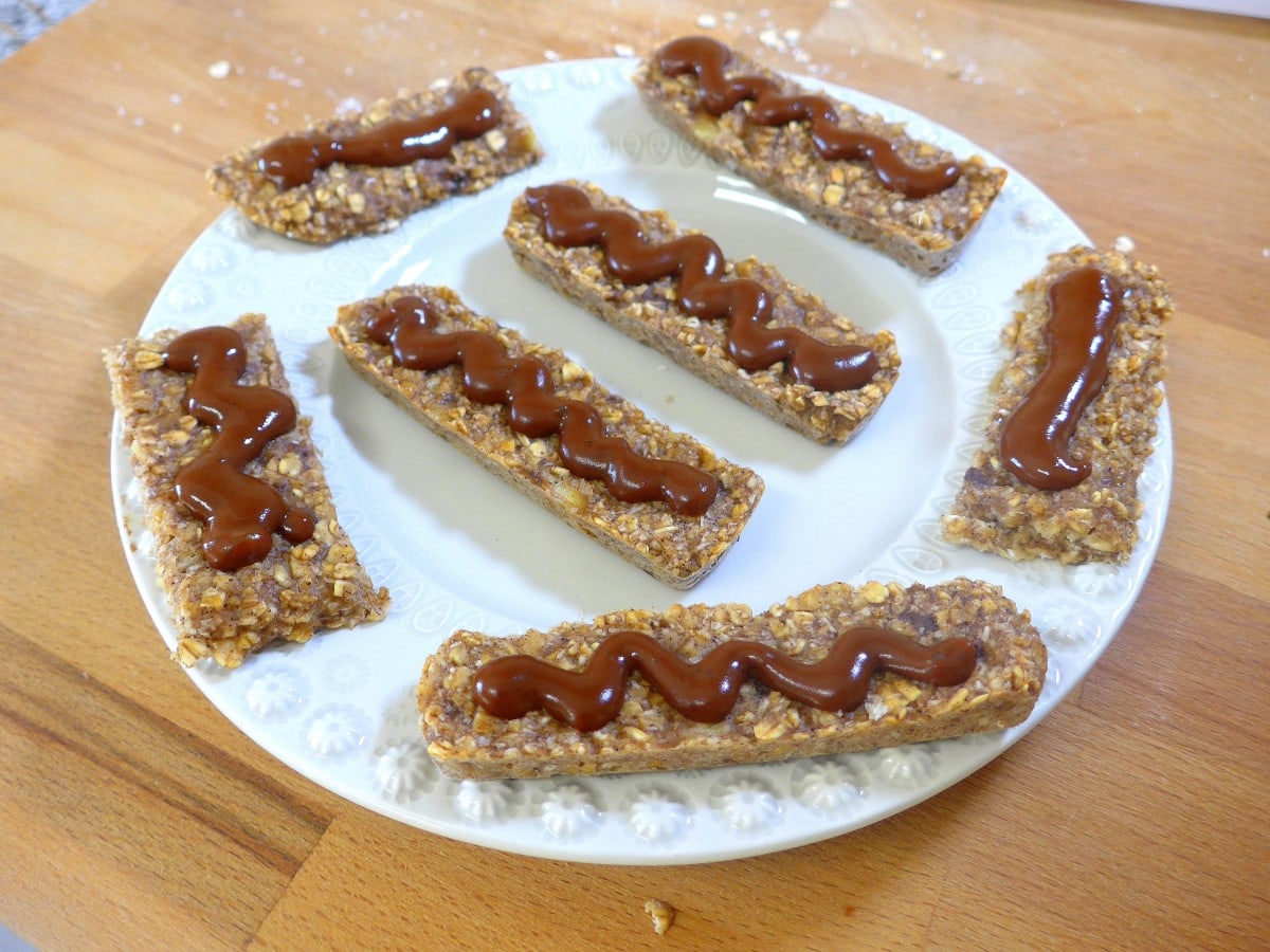 Barritas de aveia e coco - a partir dos 12 meses