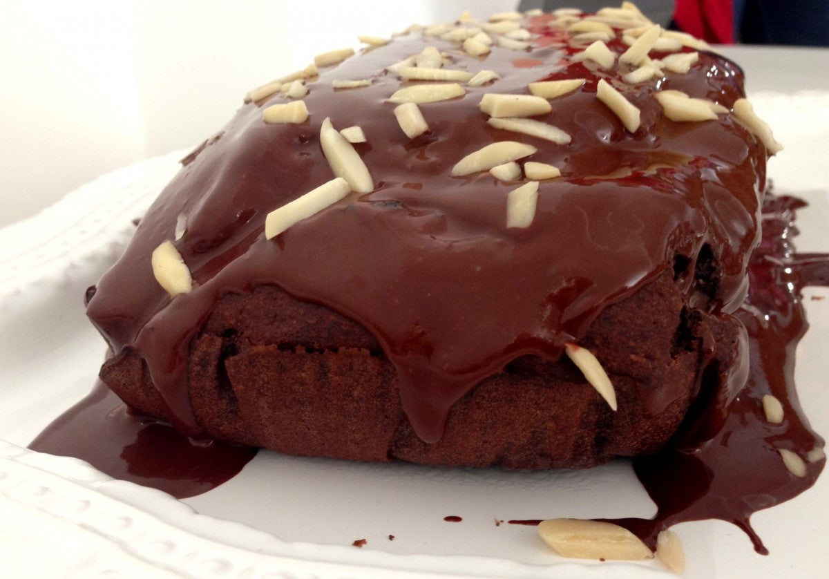 Bolo de Banana e Chocolate