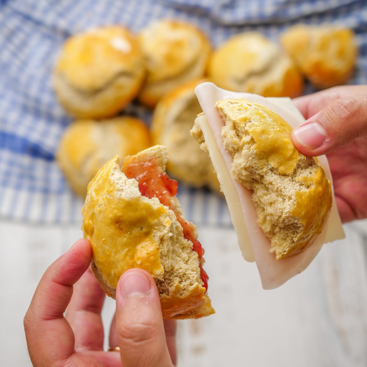 Pães de leite caseiros