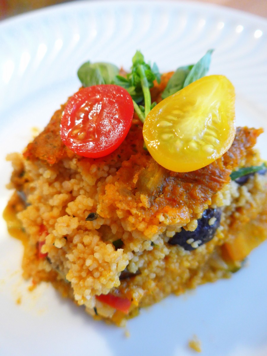Lasanha vegan | com folhas de curgete