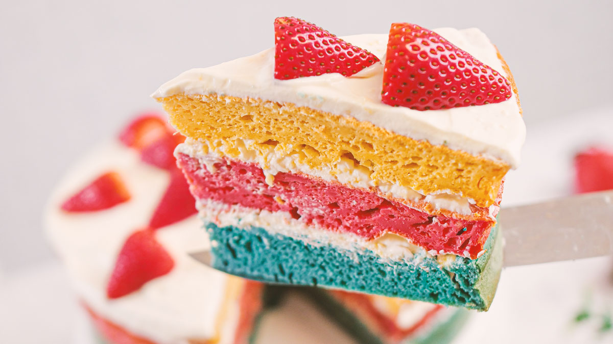 bolo de gelatina