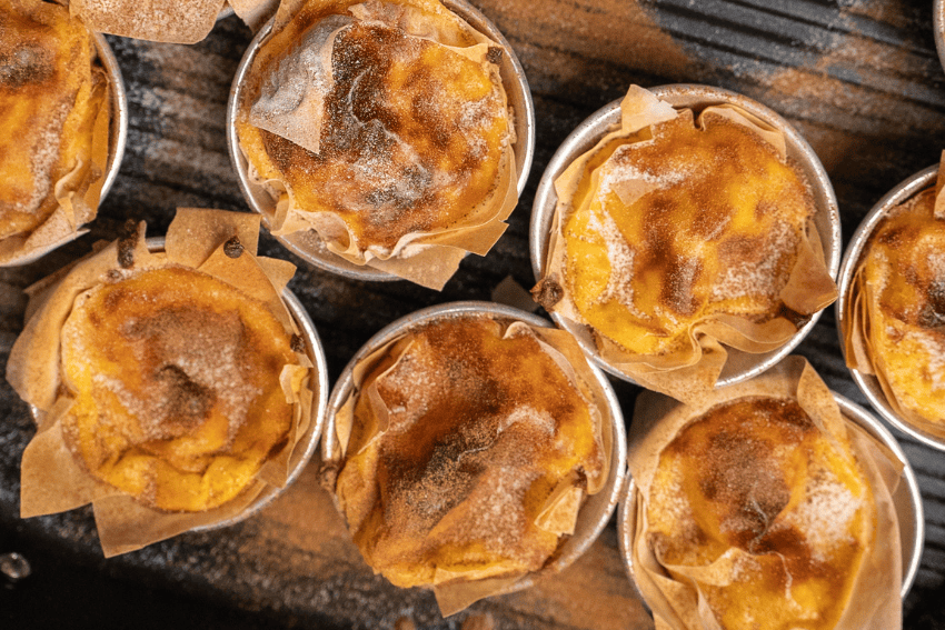 pastéis de nata na air fryer