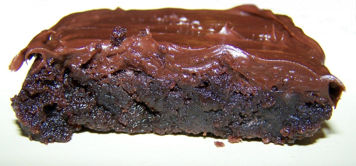 Brownies de chocolate e beterraba