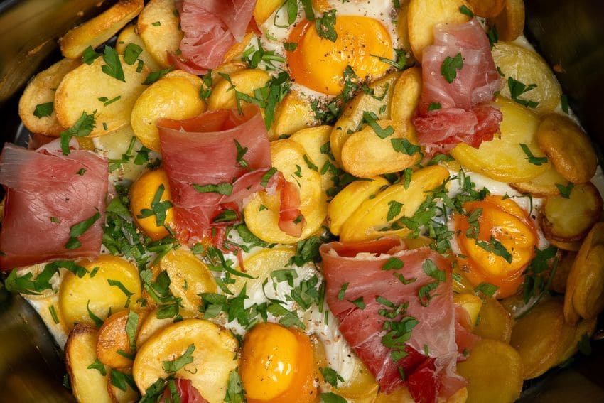 Ovos Rotos na Air Fryer