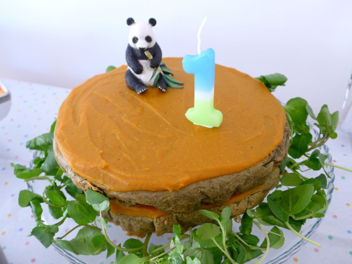 Bolo de aniversário saudável