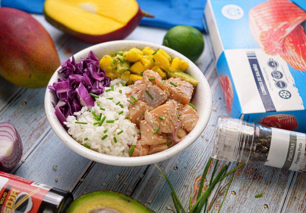 Poke de salmão