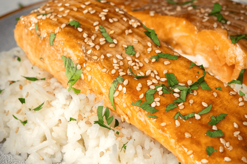 salmão com limão