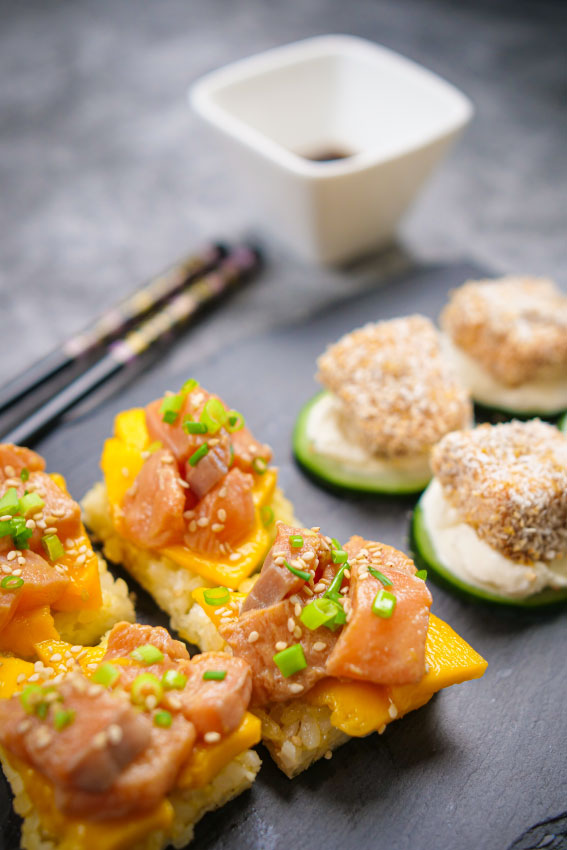 Salmão com coco na airfryer