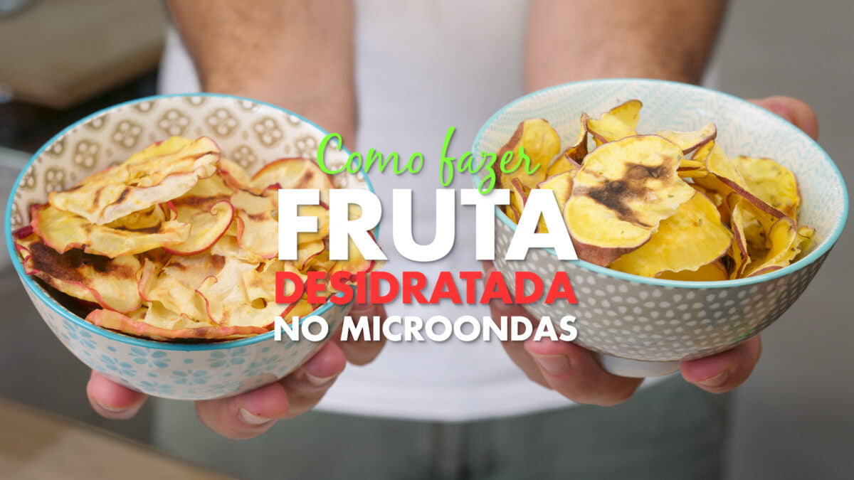 Como desidratar fruta no micro-ondas