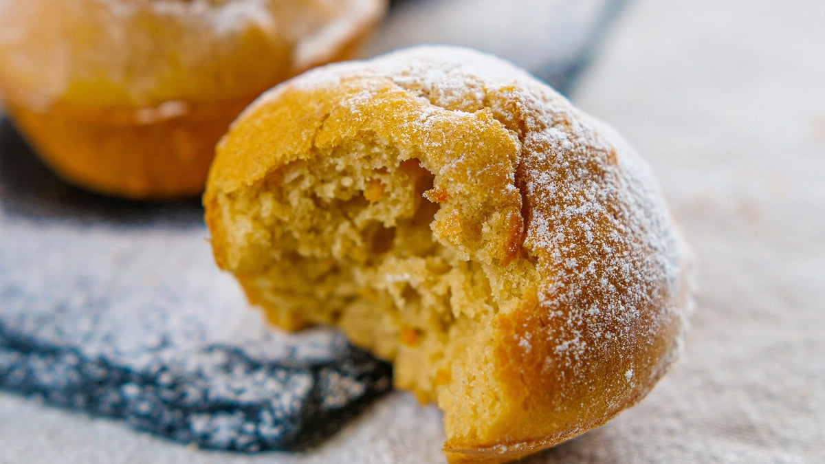 Muffins de cenoura e laranja