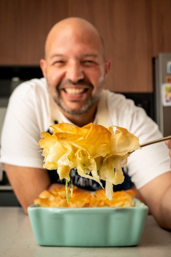 Bacalhau crocante com 5 ingredientes