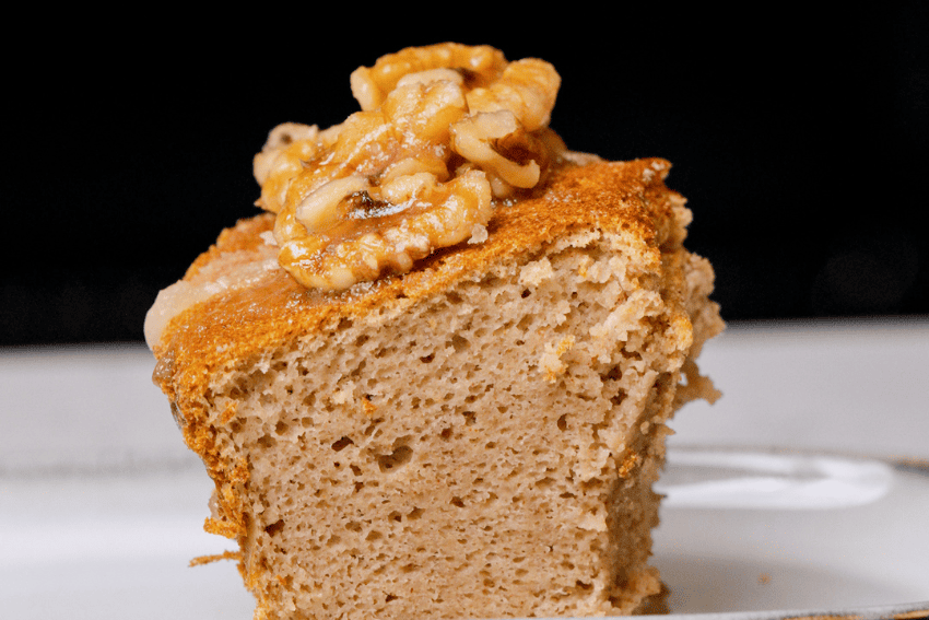 Bolo de castanha e caramelo de noz – o sabor do outono!