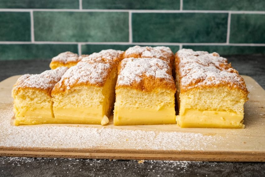 Bolo mágico na air fryer
