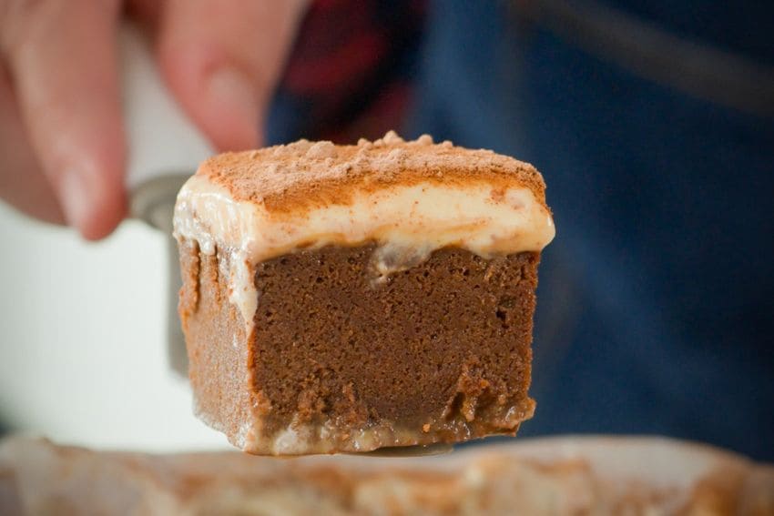 Brownie de tiramisu