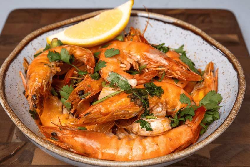 Camarões à guilho na air fryer: petisco irresistível em 7 minutos