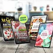 Pack Best Sellers Air Fryer + Petiscos + Gelados
