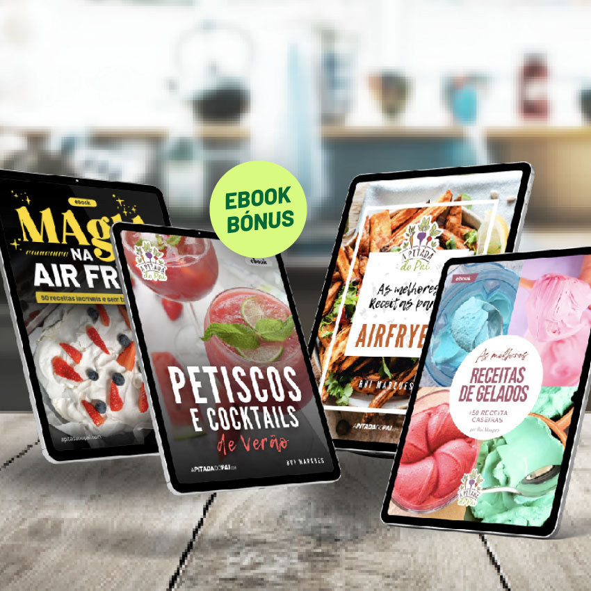 Pack Best Sellers Air Fryer + Petiscos + Gelados