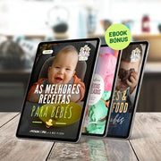 Ebook As Melhores Receitas para Bebés + Mini Ebook - 24 Lanches para Bebés + Ebook Gelados (BÓNUS)