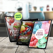 Ebook as Melhores Receitas Sobremesas Saudáveis + Receitas de Gelados + Cocktails e Petiscos (bónus)