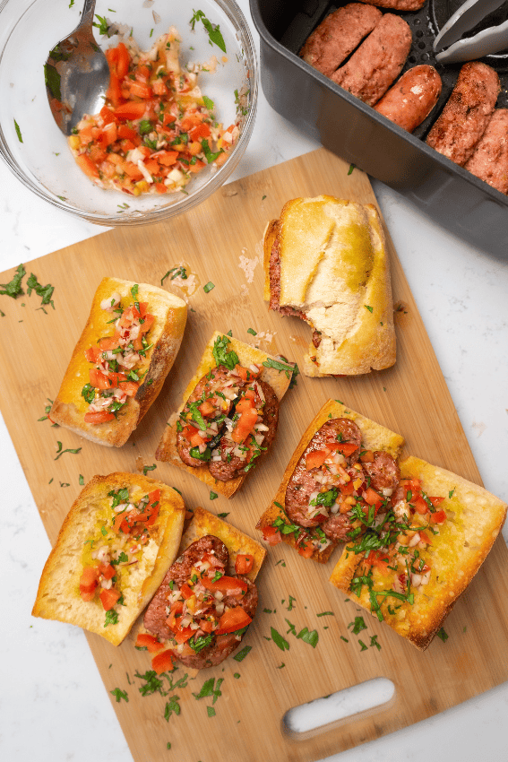 choripán na air fryer