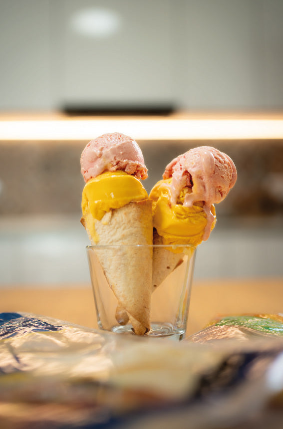 Como fazer cone de gelado na Air fryer