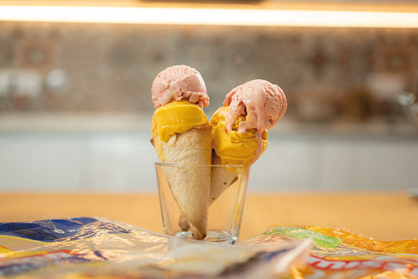 Como fazer cone de gelado na Air fryer
