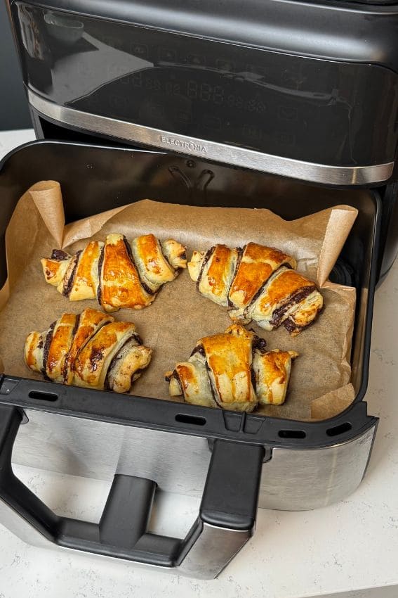 os melhores croissants na airfryer