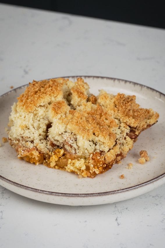 Crumble de maçã sem açúcar