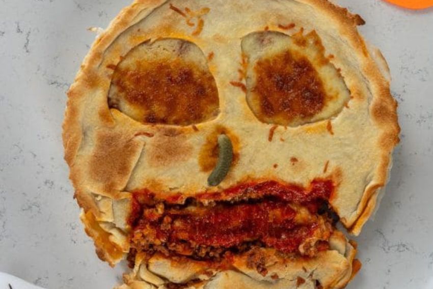 Tarte folhada assustadora