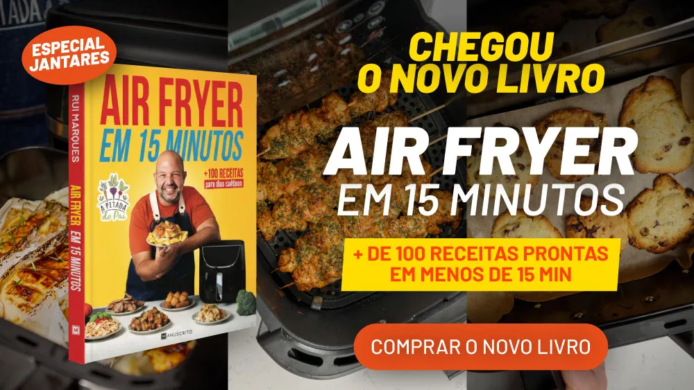 Espetadas de frango na Air fryer