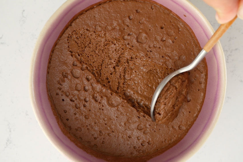 Mousse de chocolate com 1 ingrediente