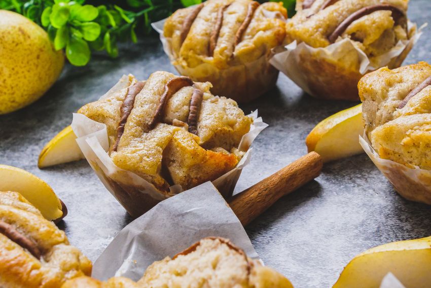 Muffins de marmelo e especiarias