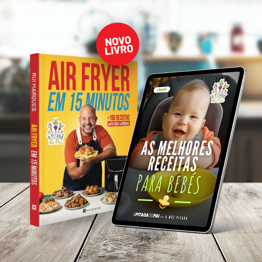 Pack Ebook Bebés + Livro Air Fryer em 15 Minutos