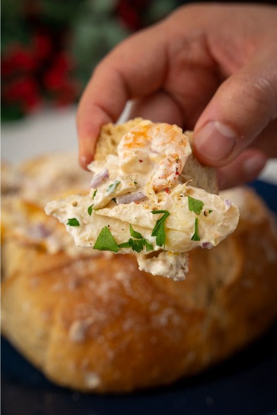 Pão recheado com bacalhau