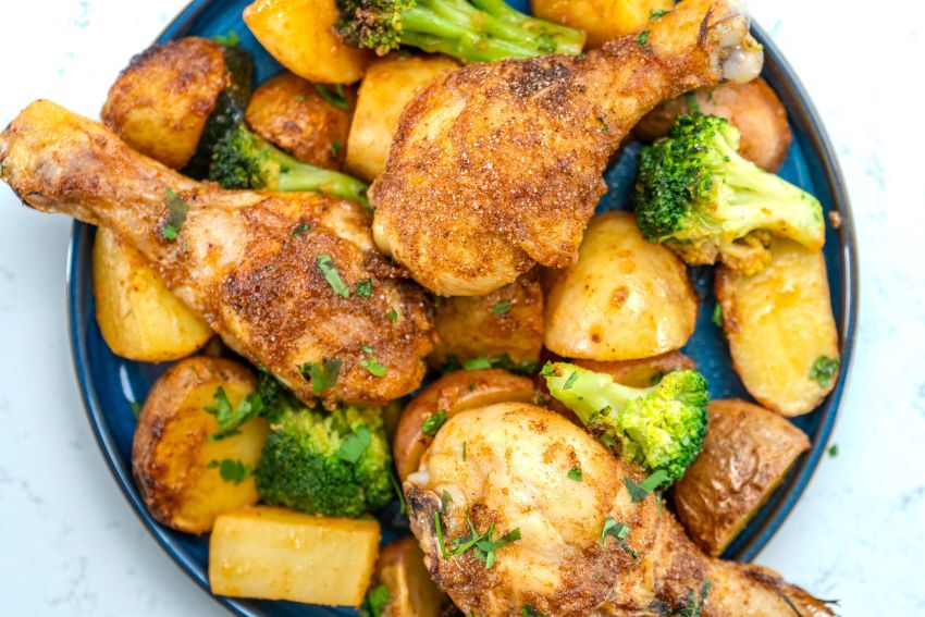 Pernas de frango na Air fryer