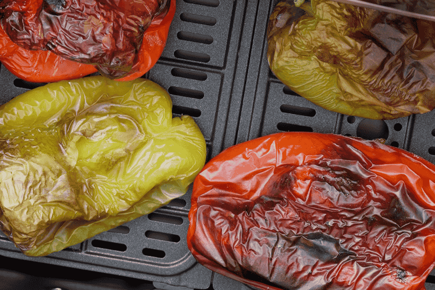 Como assar pimentos na air fryer?