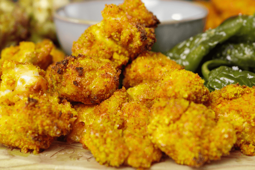 Salmão bites na air fryer: o petisco crocante e irresistível