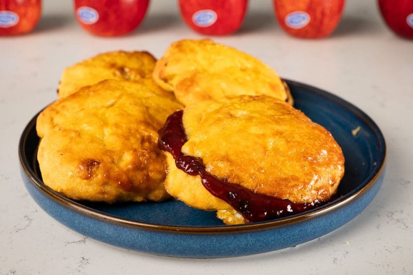 Scones de maçã