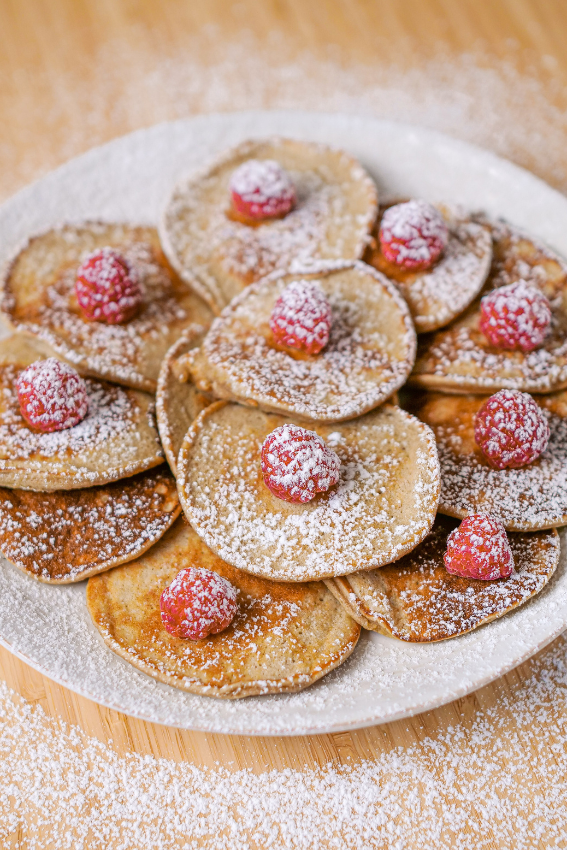 Panquecas de aveia e banana